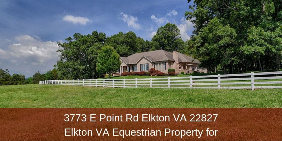 3773 E Point Rd Elkton VA 22827 | Elkton VA Equestrian Property for Sale